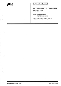 Thumbnail of document Manual - FSSE Transducer